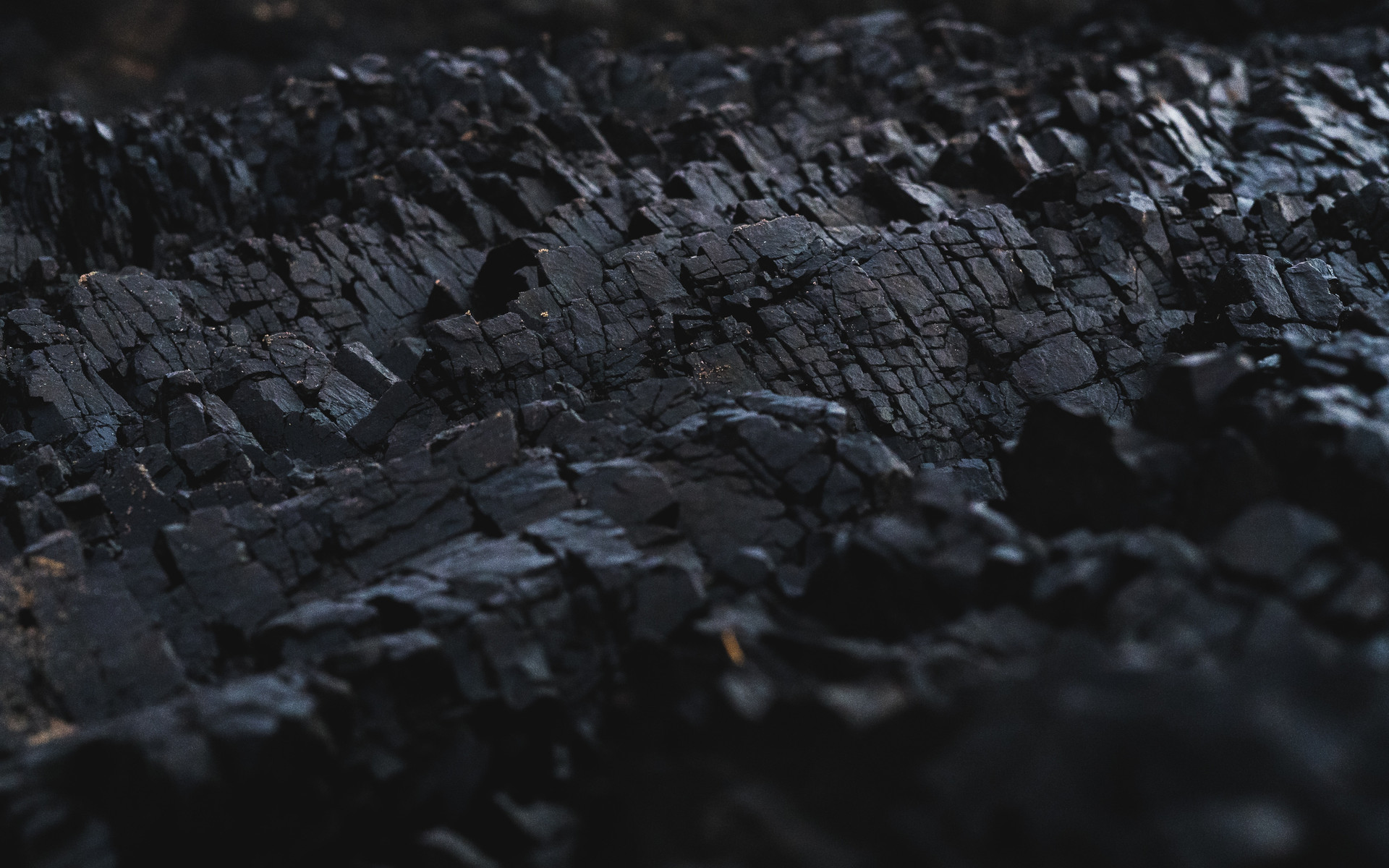 Open-pit coal mining operation